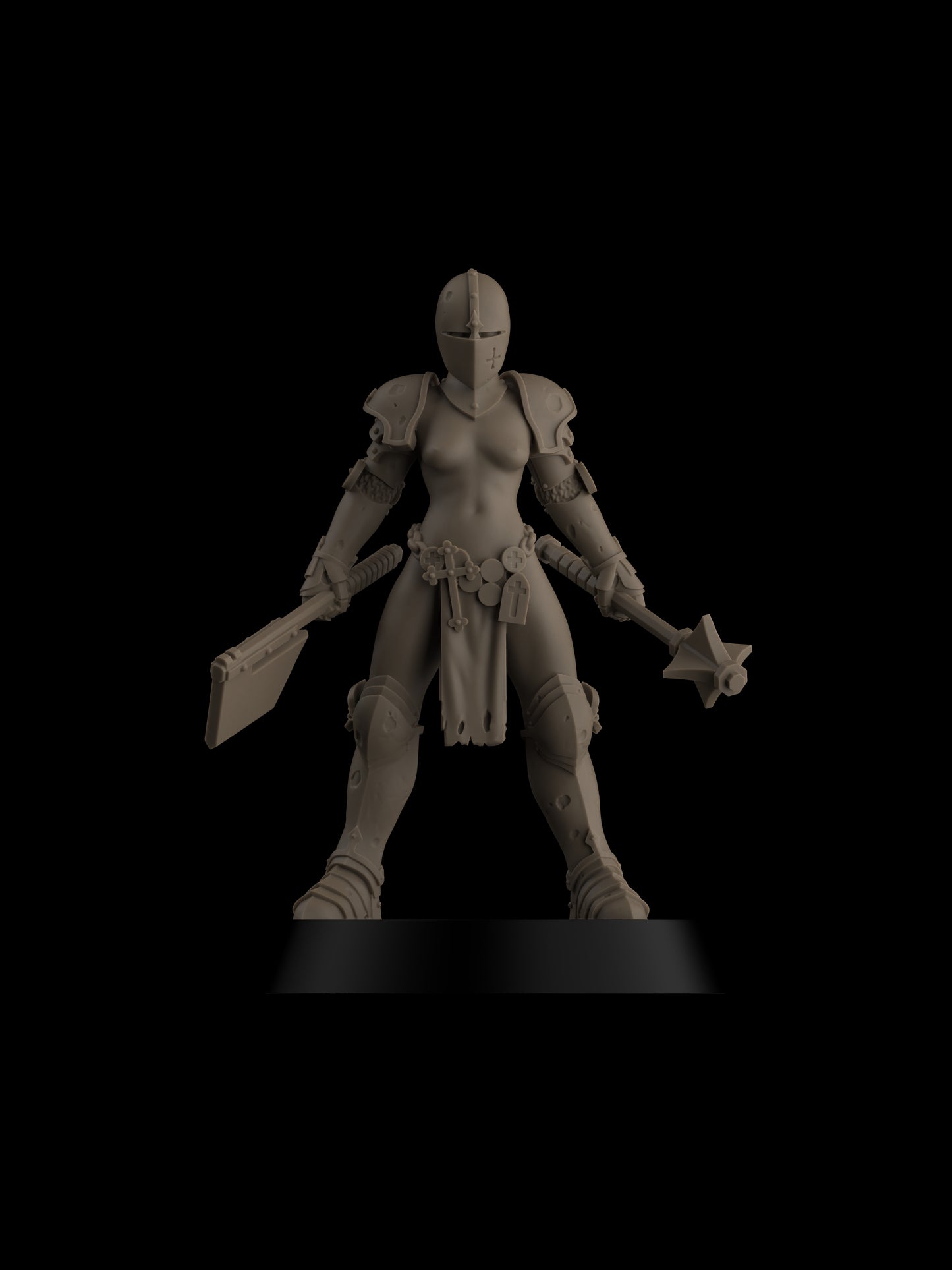 Stigmatic Nun (Axe and Mace)