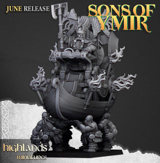 Dwarf King on a Boat