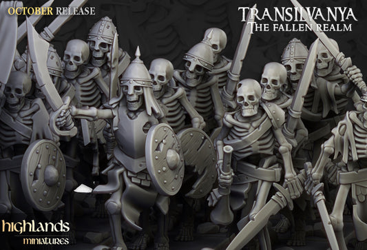 Transylvania Skeleton Warriors w/ Swords