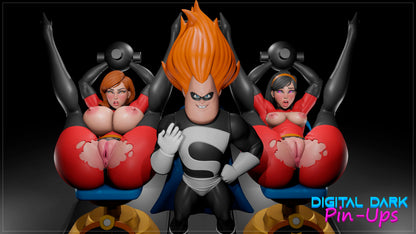 Elastagirl and Invisible Girl