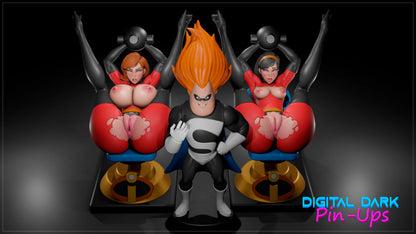 Elastagirl and Invisible Girl