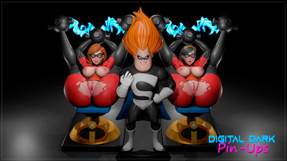 Elastagirl and Invisible Girl
