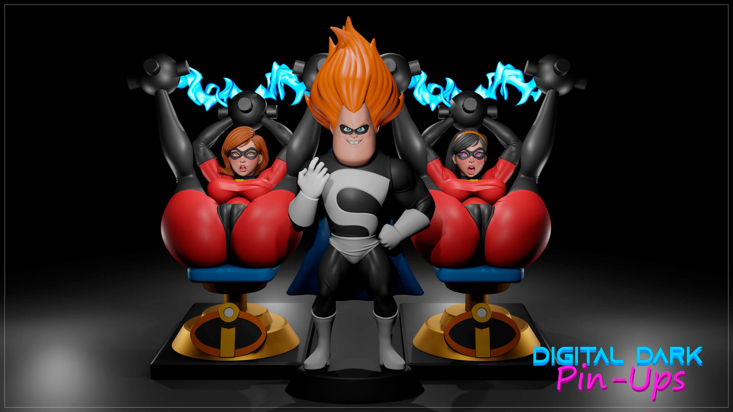 Elastagirl and Invisible Girl
