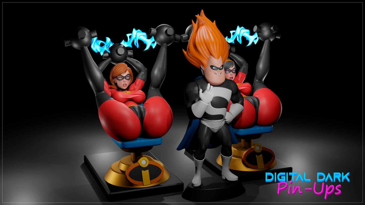Elastagirl and Invisible Girl