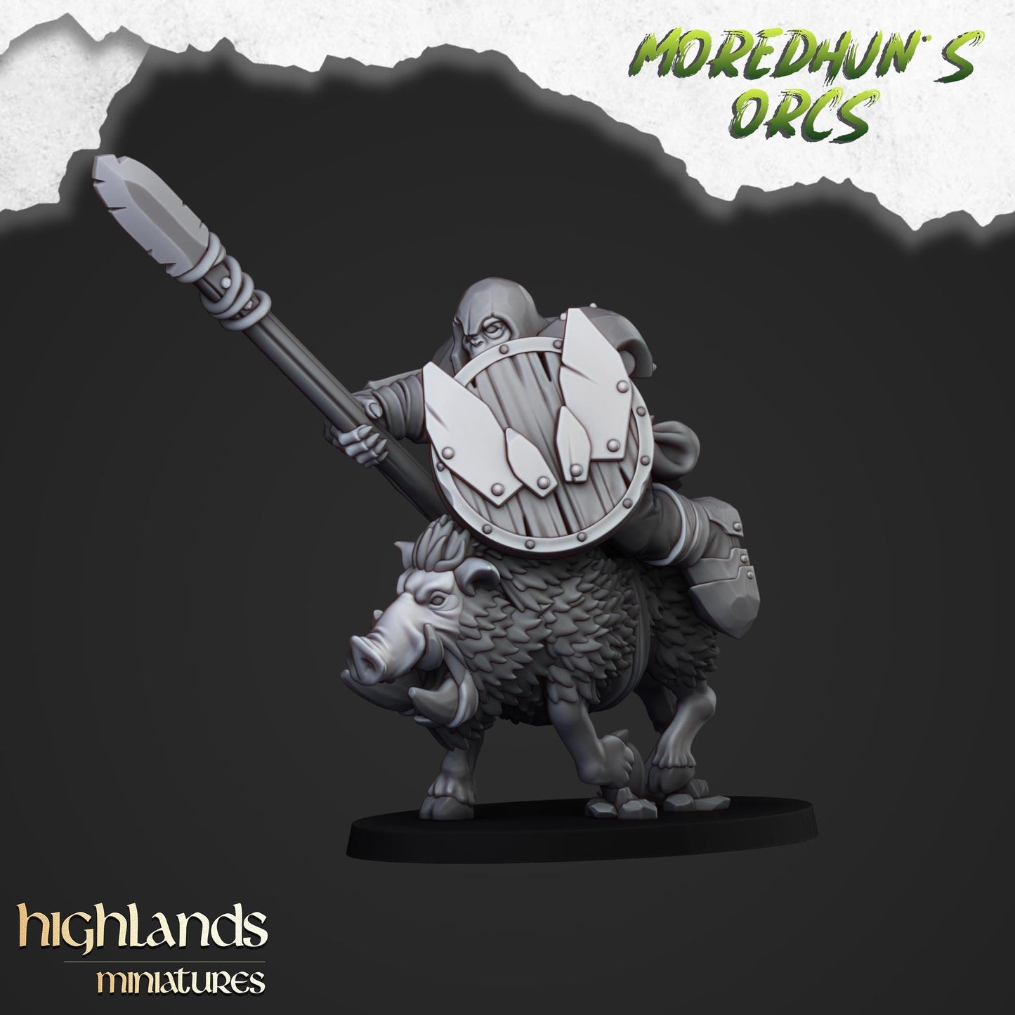 Mordehuns Mounted Orcs on boars