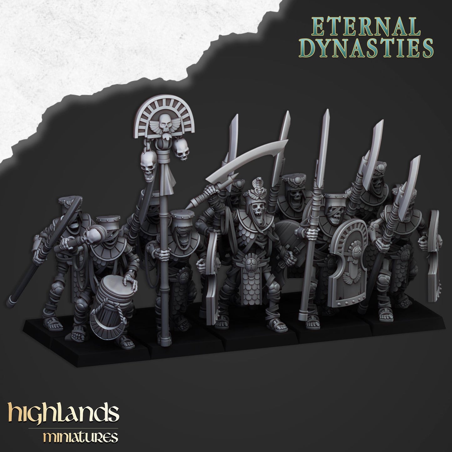 Eternal Dynasties Guard w/ Halberds