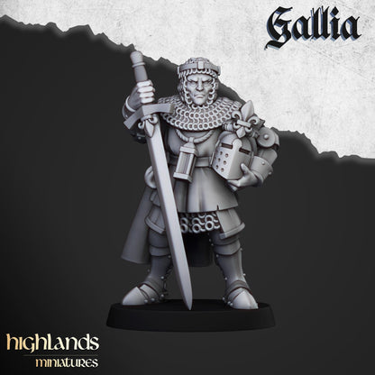 Gallia Knights on foot