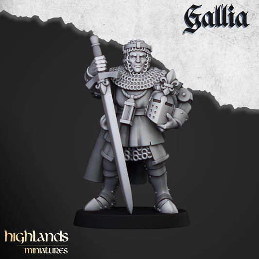 Gallia Knights on foot