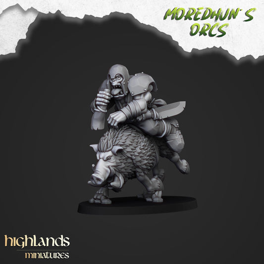 Mordehuns Mounted Orcs on boars
