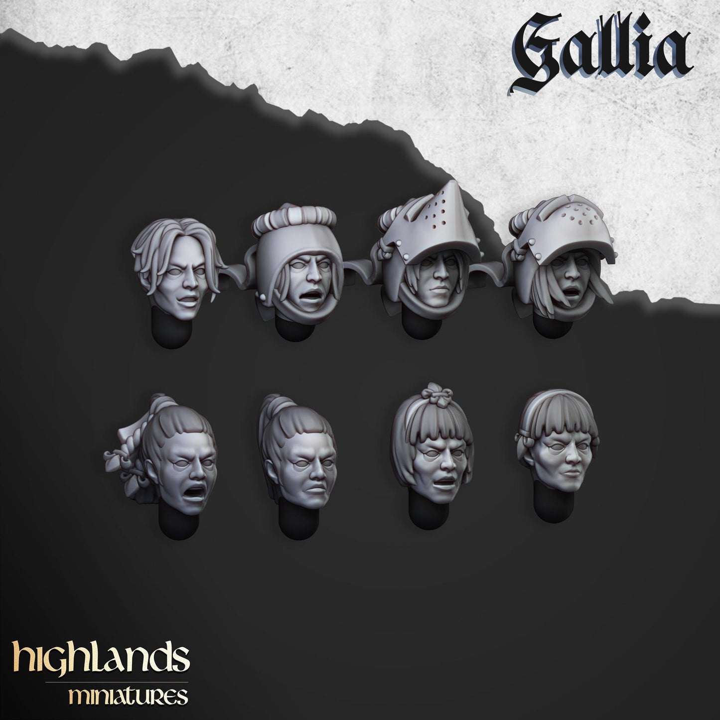 Gallia ALTERNATIVE Female heads
