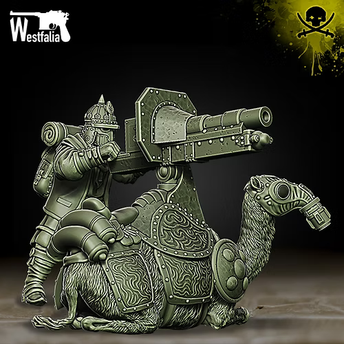 Beduin Zamburak Camels (Set of 2 miniatures)