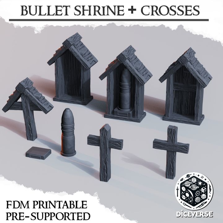 Bullet Shrine and Crosses