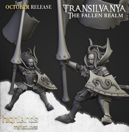 Transylvania Vampire Lord on Zombie Dragon