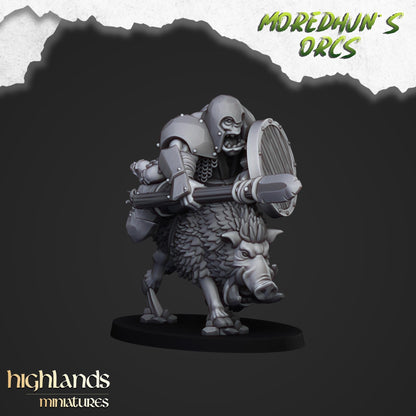 Mordehuns Mounted Orcs on boars