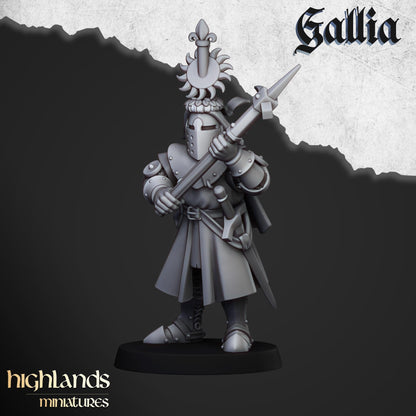 Gallia Knights on foot