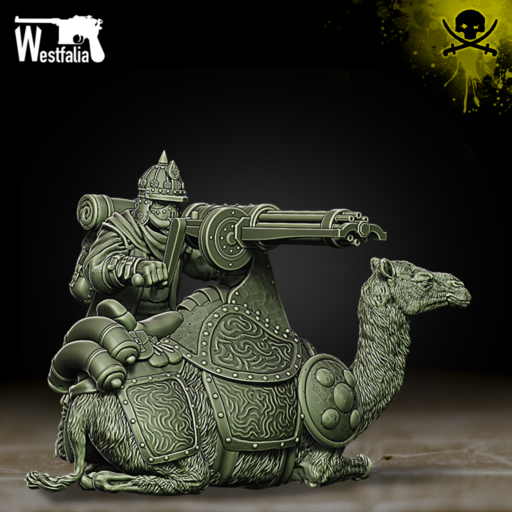 Beduin Zamburak Camels (Set of 2 miniatures)