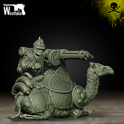 Beduin Zamburak Camels (Set of 2 miniatures)