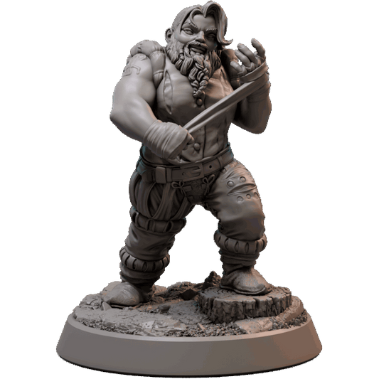 Female Bearded Dwarf Brawler