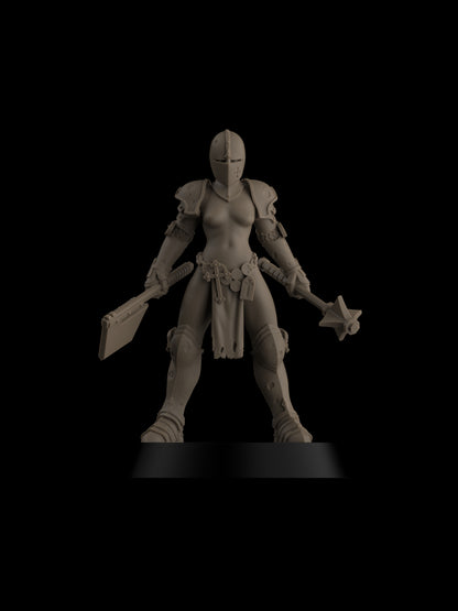 Stigmatic Nun (Axe and Mace)