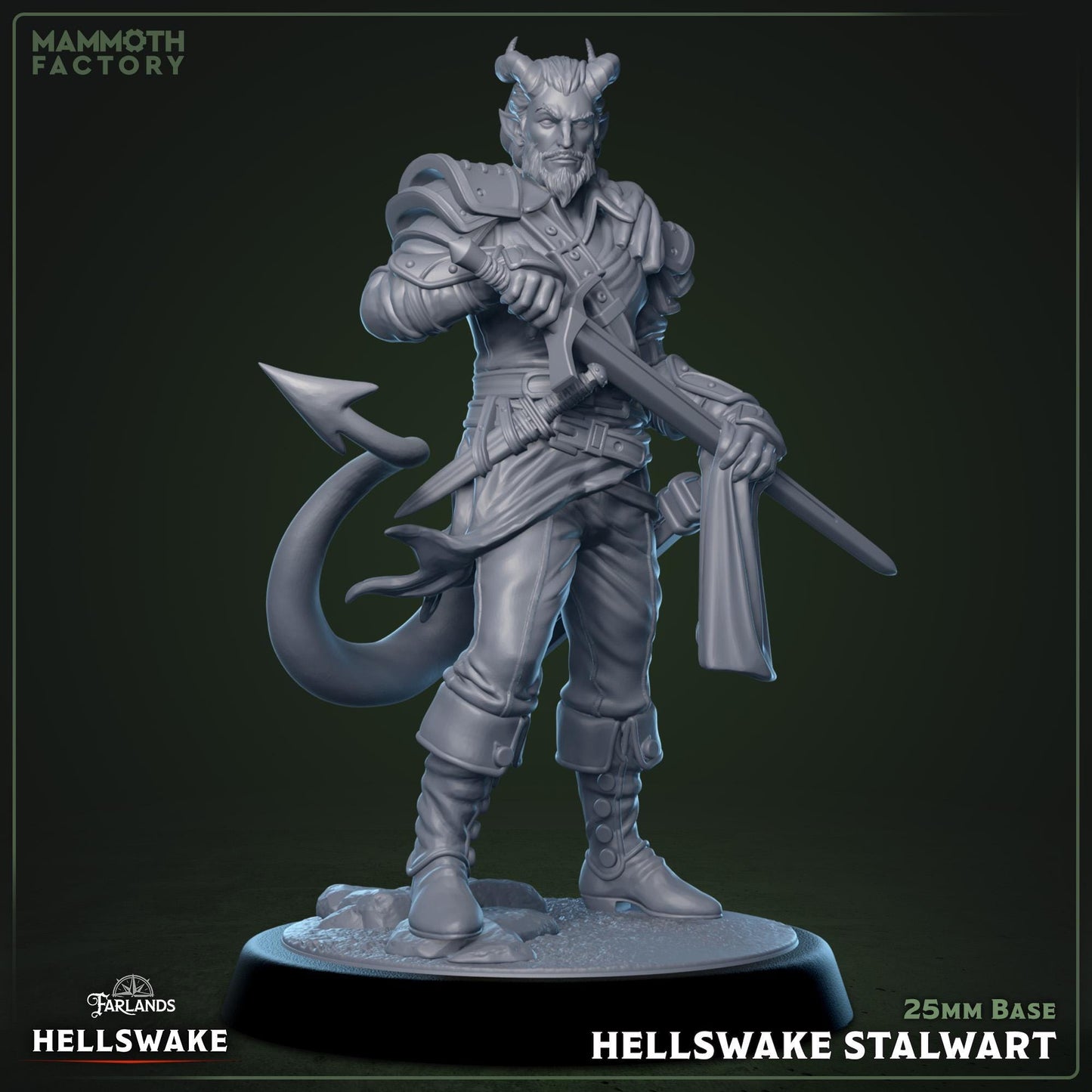 Thiefling Fighter - Hellswake Stalwart