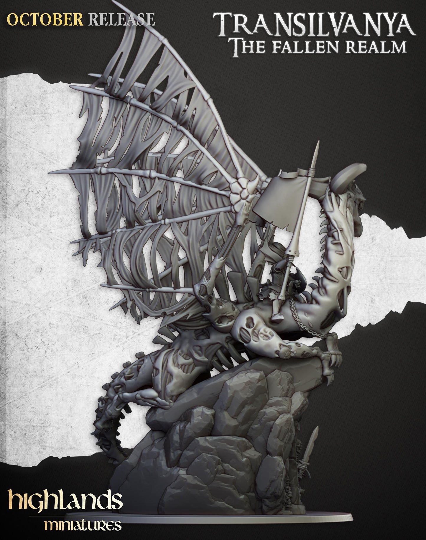 Transylvania Vampire Lord on Zombie Dragon