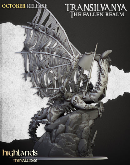 Transylvania Vampire Lord on Zombie Dragon