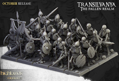 Transylvania Skeleton Warriors w/ Swords