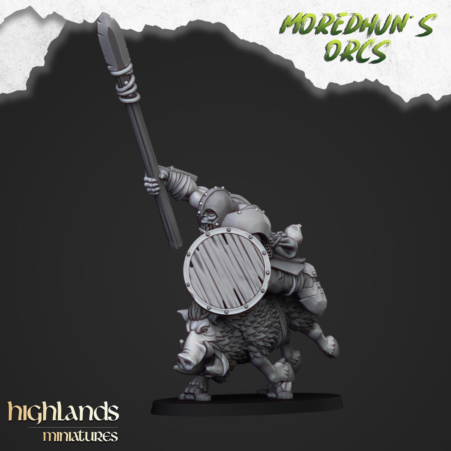 Mordehuns Mounted Orcs on boars