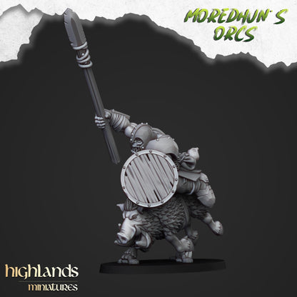 Mordehuns Mounted Orcs on boars