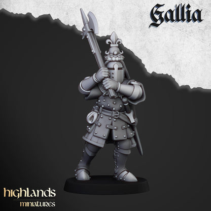 Gallia Knights on foot