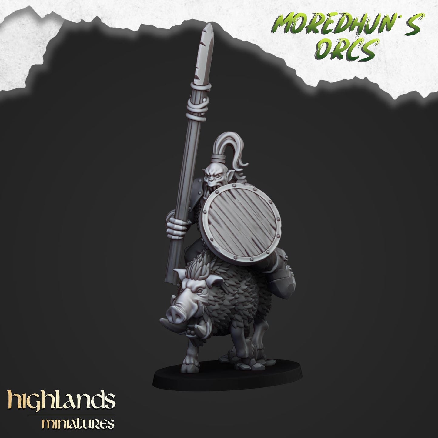 Mordehuns Mounted Orcs on boars