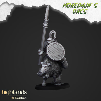 Mordehuns Mounted Orcs on boars