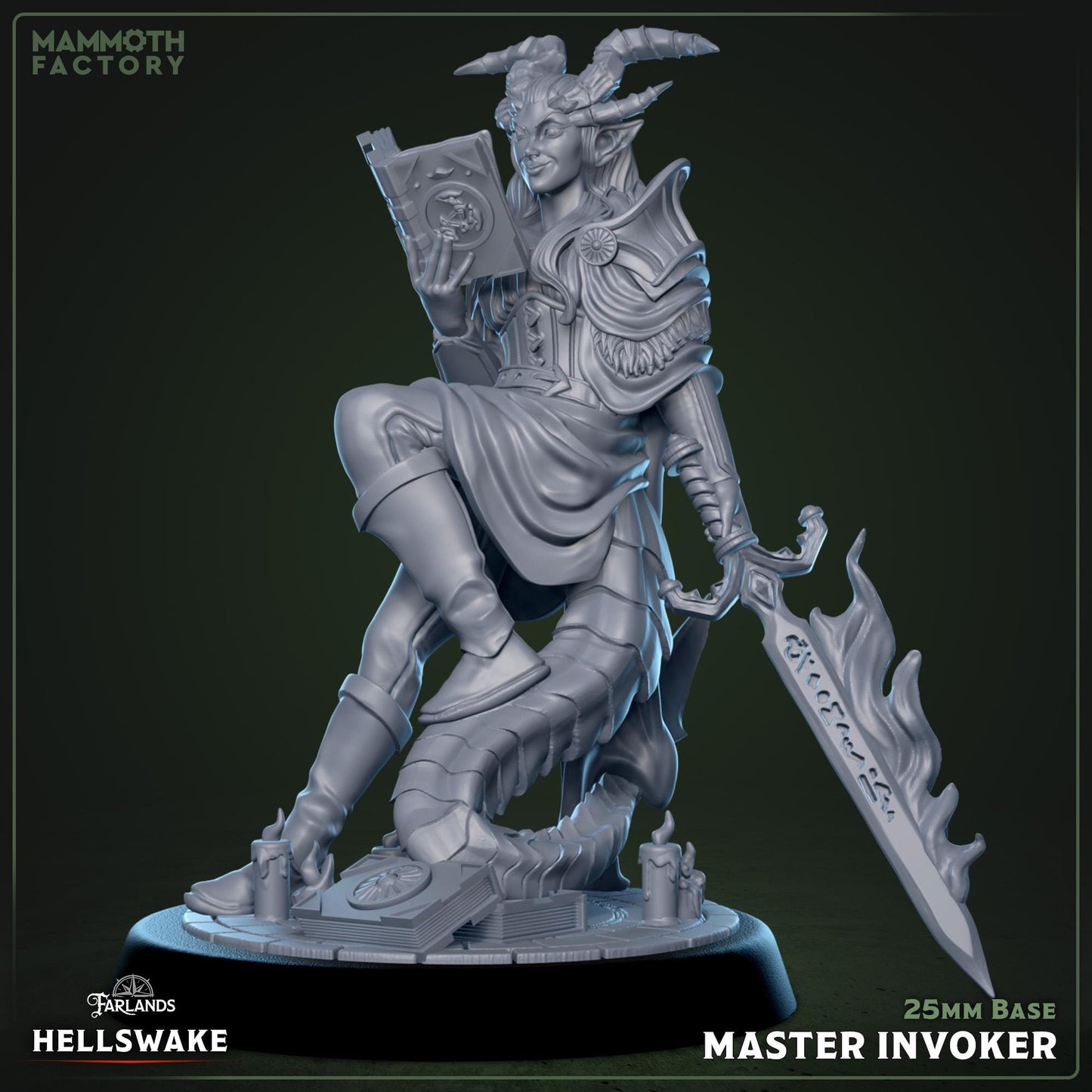 Tiefling Invoker - Idreleys, Master Invoker