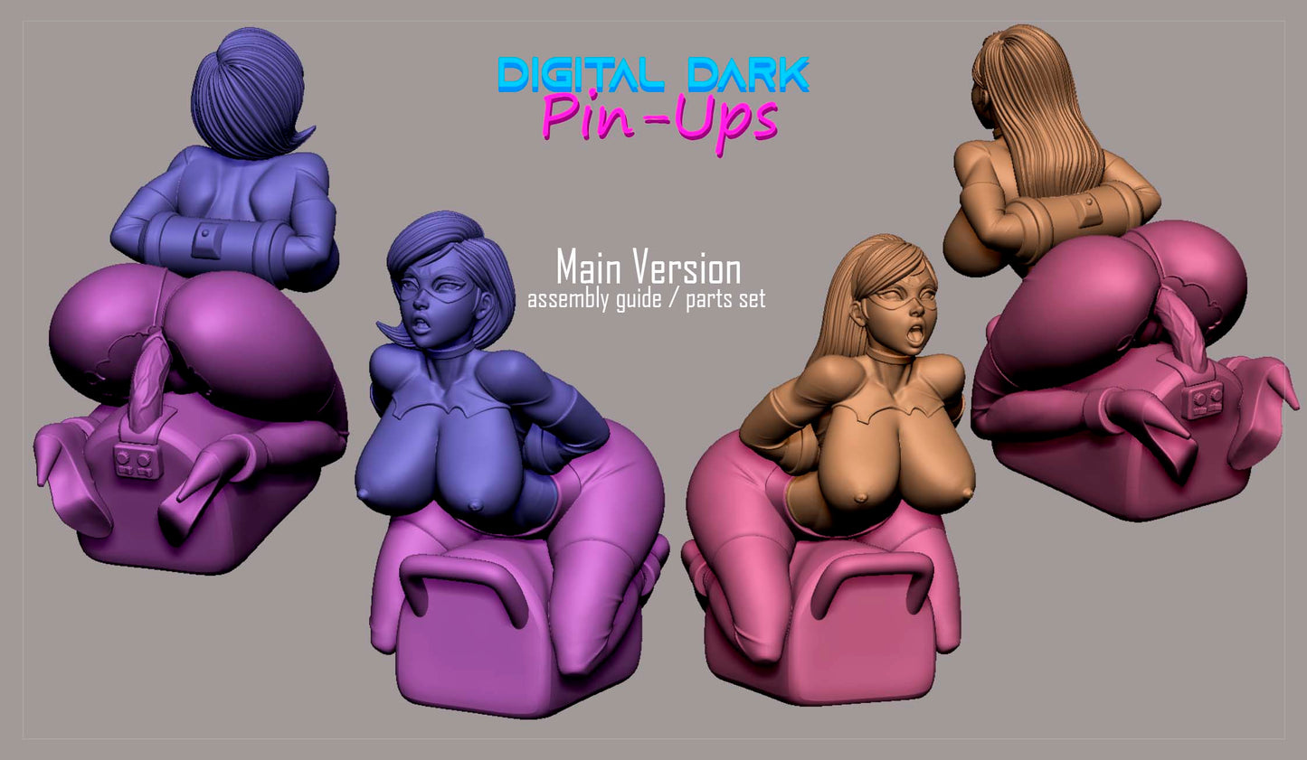 Elastagirl and Invisible Girl on Sybian